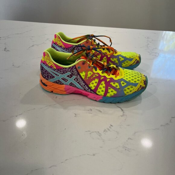 Asics Gel-Noosa Tri 9 Women’s Size 8.5 Multicolor T458N Triathlon Running Shoes - Picture 2 of 10